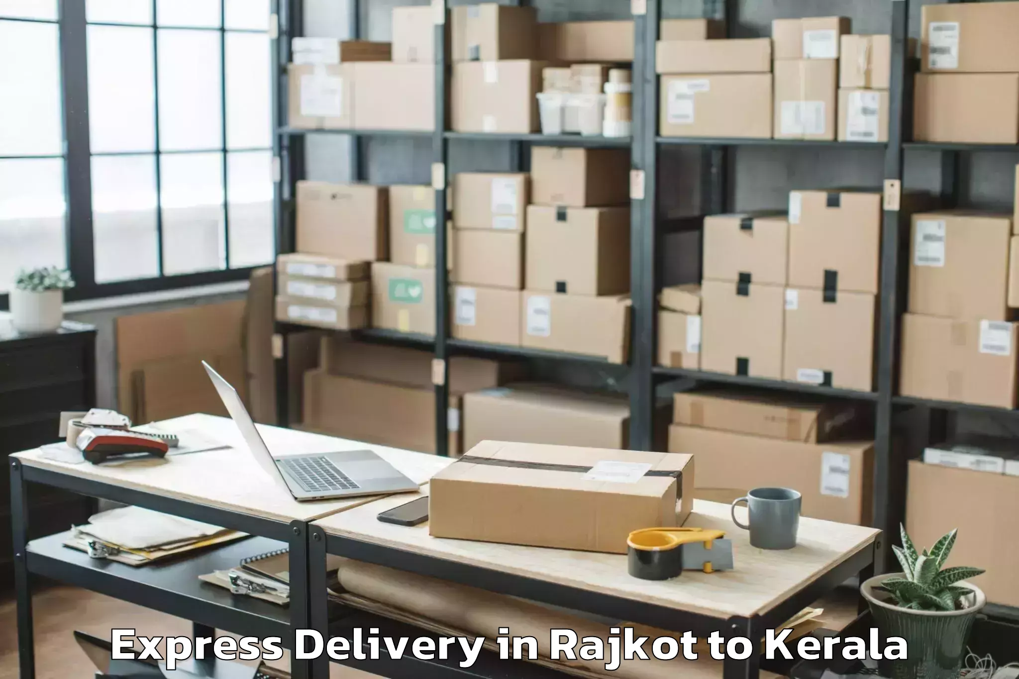 Professional Rajkot to Kayamkulam Express Delivery